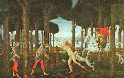 Sandro Botticelli Panel II of The Story of Nastagio degli Onesti Germany oil painting artist